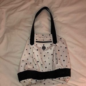 Lululemon Polka Dot Tote/ Gym Bag